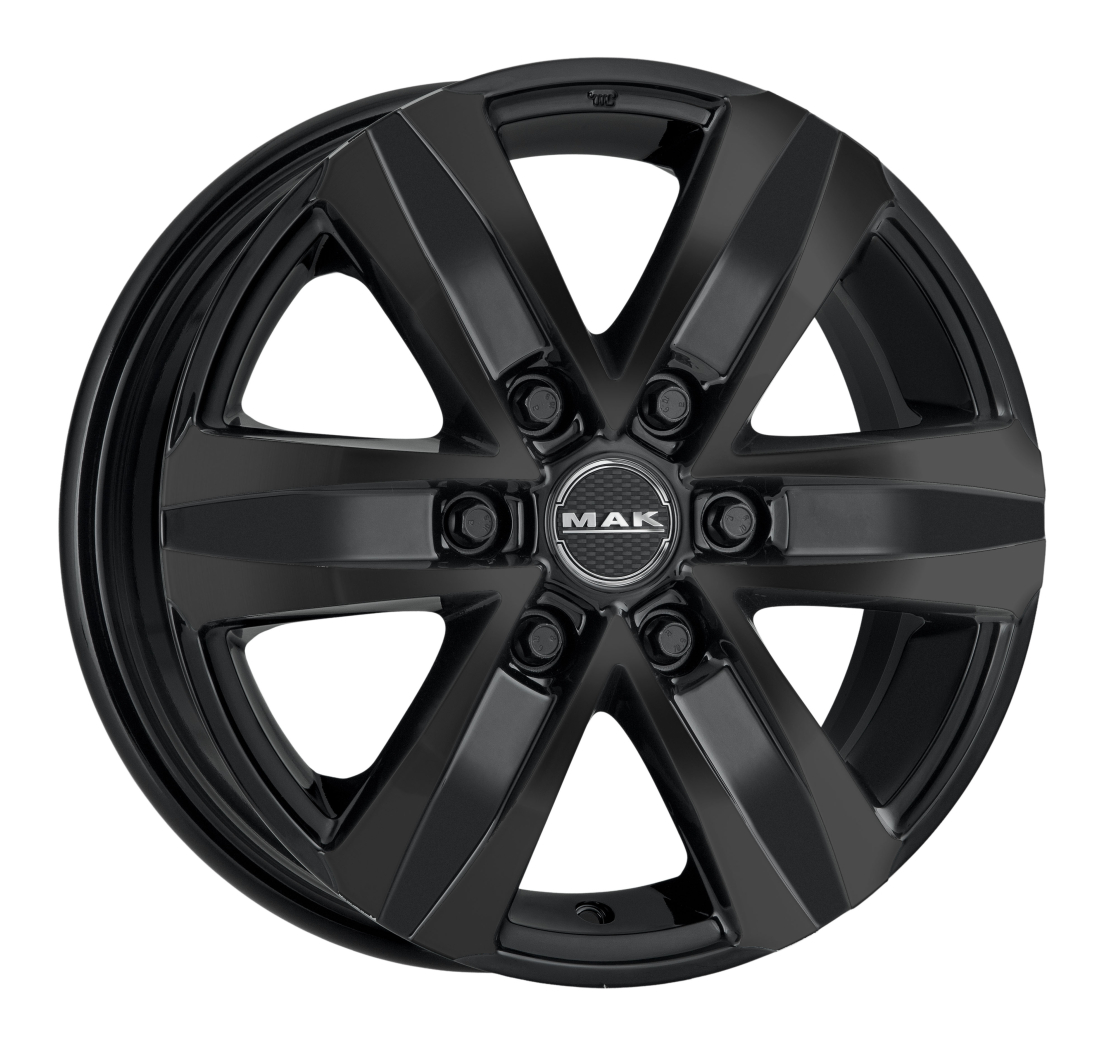 STONE 6 8 18 15 6x139 MAK 106,10 GLOSS BLACK